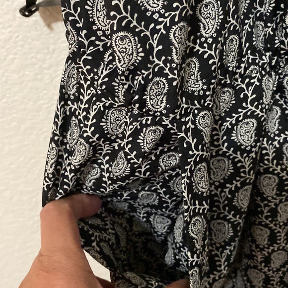 Loft jumpsuit with pockets, black/white, new, SZ XL - Picture 3 of 5